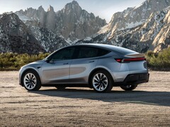 Model Y 2026 i Quicksilver. (Bildkälla: Tesla)