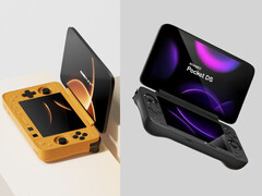 Pocket Flip 1S DS och Pocket DS från vänster till höger. (Bildkälla: Ayaneo - redigerad)
