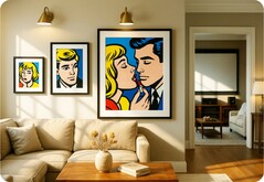 Fraimic är utformad för att integreras sömlöst med konsttryck. (Bildkälla: Fraimic)