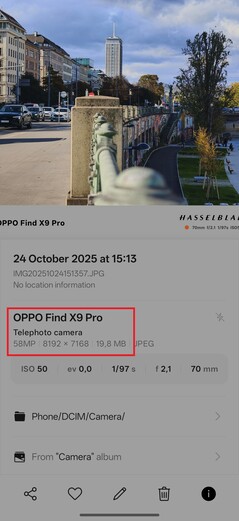 Naturligtvis ökar bildstorleken. Här är den 20 MB jämfört med cirka 6 MB vid 12 MP.