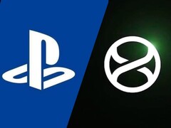 PlayStation- och Xbox Project Helix-logotyperna bredvid varandra