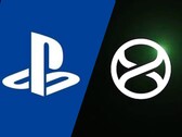 PlayStation- och Xbox Project Helix-logotyperna bredvid varandra