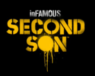 Logotypen för den sista titeln i Infamous-serien (Infamous: Second Son) av Sucker Punch (bildkälla: PlayStation YT)