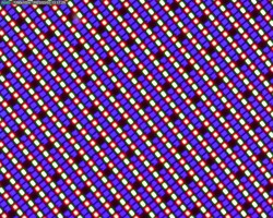 Tydliga OLED-subpixlar