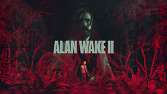 En reklamaffisch för Alan Wake 2