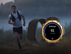 En ny version av Zepp-appen för Android ger stöd för BioCharge (Helio Strap och T-Rex 3 Pro på bilden). (Bildkälla: Amazfit, redigerad)