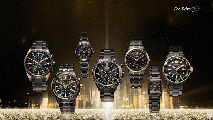 Citizen Light in Black-kollektionen klockor
