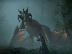 En drake i Hogwarts Legacy.