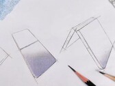 Skisser av Magic V Flip2 (Bildkälla: Jimmy Choo på Instagram)