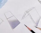 Skisser av Magic V Flip2 (Bildkälla: Jimmy Choo på Instagram)