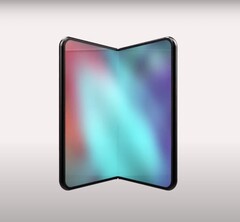 Den kommande vikbara iPhone från Apple ryktas ha en skärm som är fri från veck. (Bildkälla: Concept Creator via YouTube)