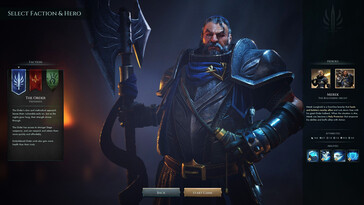 En bild som visar en hjälte i Age of Darkness: Final Stand.
