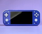 RG 55G1 har en design som liknar Switch Lite. På bilden: den bärbara spelkonsolen i färgen Indigo.