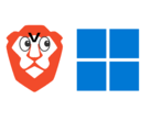 Brave blockerar en viktig funktion i Windows 11 som standard. (Bildkälla: Brave-logotypen och Windows 11-logotypen, med ändringar)