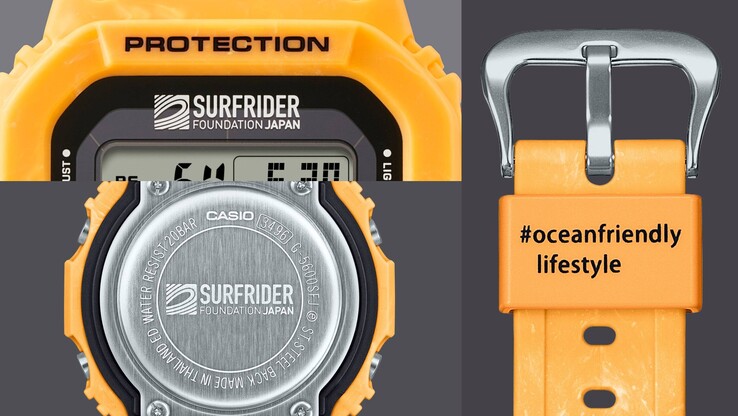 Casio G-Shock-Surfrider Foundation Japan samarbetsklocka. (Bildkälla: Casio)