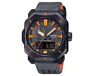 Casio Pro Trek PRW-6900TFS-serien (bilden) har en mörkgrå boett och urtavla med orange markörer och visare. (Bildkälla: @morgan_gshock på Instagram)