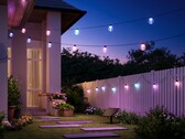 Govee Outdoor Solar String Lights ses i bakgården