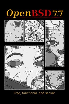 OpenBSD 7.7 nu tillgänglig med flera förbättringar (Bildkälla: OpenBSD)