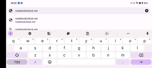 Gboard är standardtangentbordet