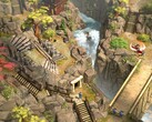 En bild som visar en miljö i Shadow Tactics: Blades of the Shogun, nu med 90% rabatt på Steam.