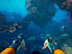 Subnautica 2 kommer att innehålla co-op-spel och spelarna kommer att kunna välja om de vill spela solo eller med en vän. (Bildkälla: Steam)
