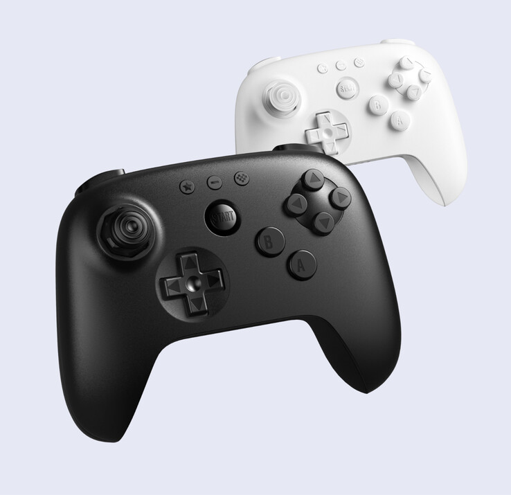 8BitDo 64 finns i svart och vitt utförande, precis som Analogue 3D. (Bildkälla: 8BitDo)