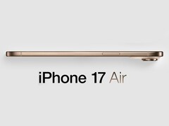 Inofficiell rendering av den omtalade iPhone 17 Air. (Bildkälla: MacRumors - redigerad)