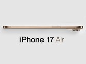 Inofficiell rendering av den omtalade iPhone 17 Air. (Bildkälla: MacRumors - redigerad)
