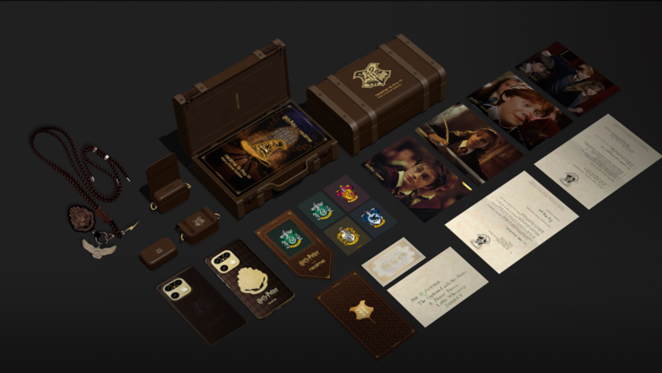 Realme 16 Pro Harry Potter Edition levereras i en specialdesignad presentförpackning som är en 1:1-kopia av Harry Potters ikoniska resväska.