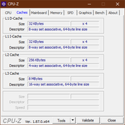 CPU-Z Cache