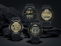 Casio har släppt nya G-Shocks i svart och guld (bilden) i USA. (Bildkälla: Casio)