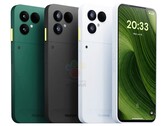 Fairphone 6 kommer enligt uppgift att finnas tillgänglig i tre färger, inklusive Forest Green och Cloud White. (Bildkälla: Winfuture)