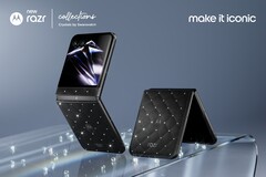Motorolas Razr 70 har prydts med Swarovski-kristaller