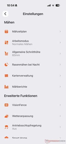 Inställningsmenyn