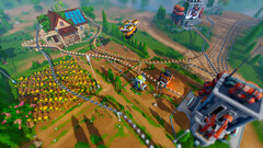 Autonomica spel skärmdump jordbruk, drönare, fält