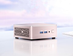Geekom A5 mini-PC har en AMD APU, upp till 64 GB RAM-minne och en guldfinish.
