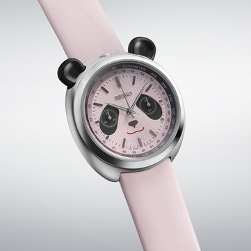 Seiko power design project panda-kronografen i vitt