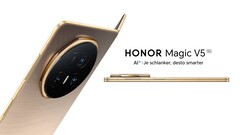 Honor Magic V5 lanseras i Hong Kong nästa månad. (Bildkälla: Honor)