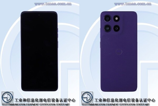 Moto G36 visar sig ha en större kameraö än Moto G35. (Bildkälla: TENAA)