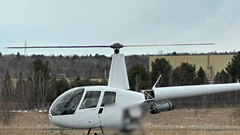 R44-helikoptern under marktestet (Bildkälla: Robinson Helicopter Company)