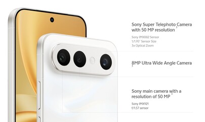 Telefonens bakre kameror