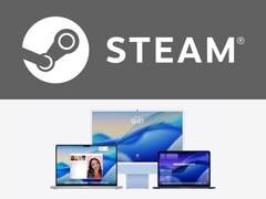 Steam-appen körs nu nativt på Apple Silicon. (Bildkälla: Steam, Apple - redigerad)