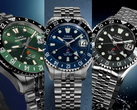 Timex Deepwater Meridian 200 Automatic GMT i svart (TW2Y63900), blått (TW2Y64000) och grönt (TW2Y64100).