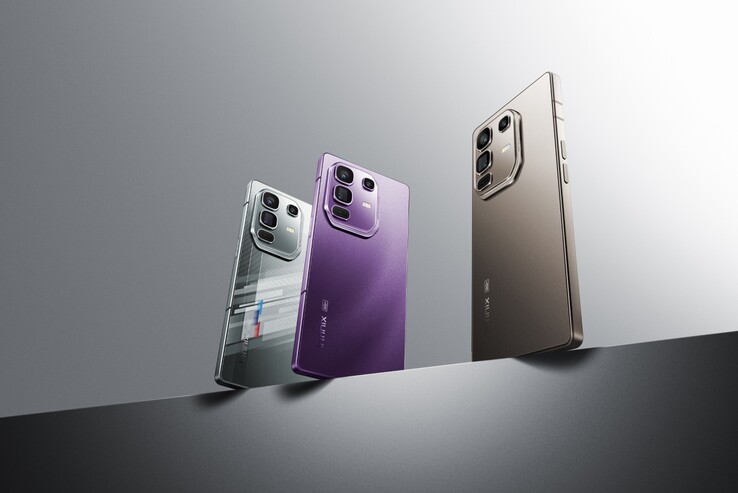 Infinix Note 50 Pro+ 5G kommer att finnas tillgänglig i Titanium Grey, Enchanted Purple och Racing Edition (Bildkälla: Infinix)