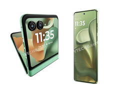Edge 60 och Razr 60 kommer båda att säljas i en slående grön färgskala. (Bildkälla: via Ytechb)