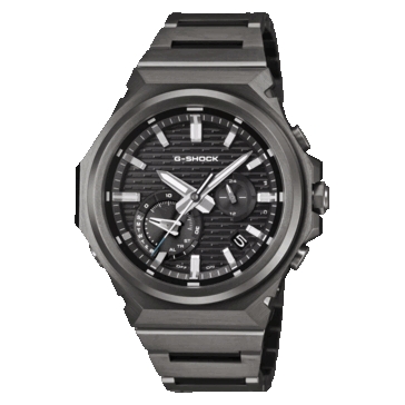 G-Shock GST-B1000BD-1A-klockan har en svart urtavla