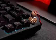 Keychron Svart Myt Wukong trådlöst mekaniskt tangentbord Gourd-knopp. (Bildkälla: Keychron)