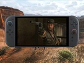 Red Dead Redemption Switch 2-uppgradering körs på handhållen enhet (Bildkälla: Rockstar Games, Nintendo med ändringar)