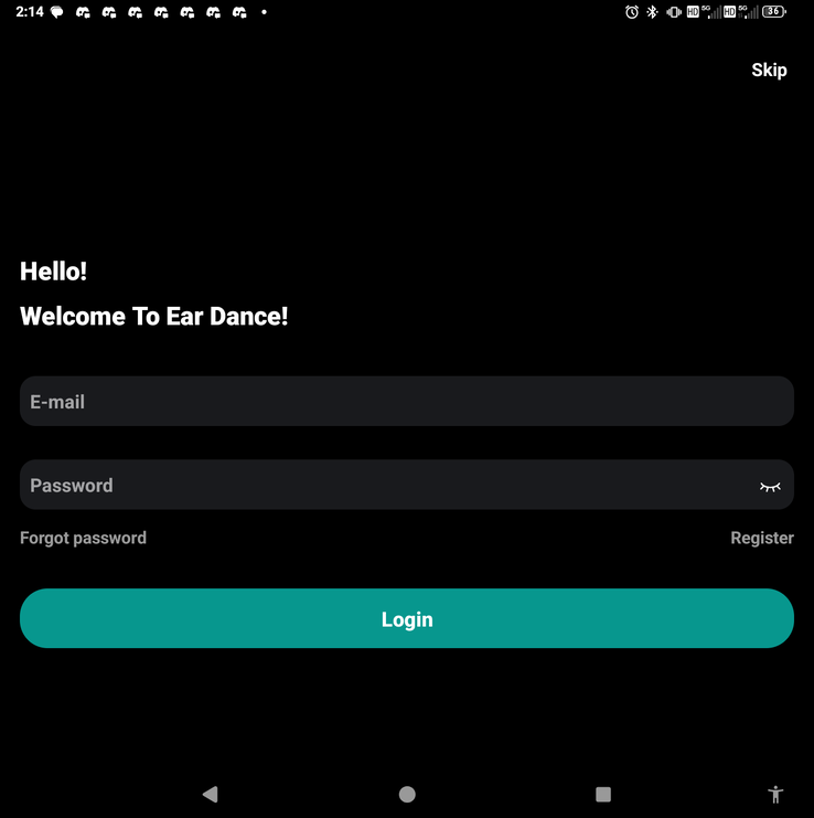 Låter dig hoppa över inloggningen vilket är trevligt