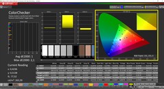CalMAN ColorChecker kalibrerad